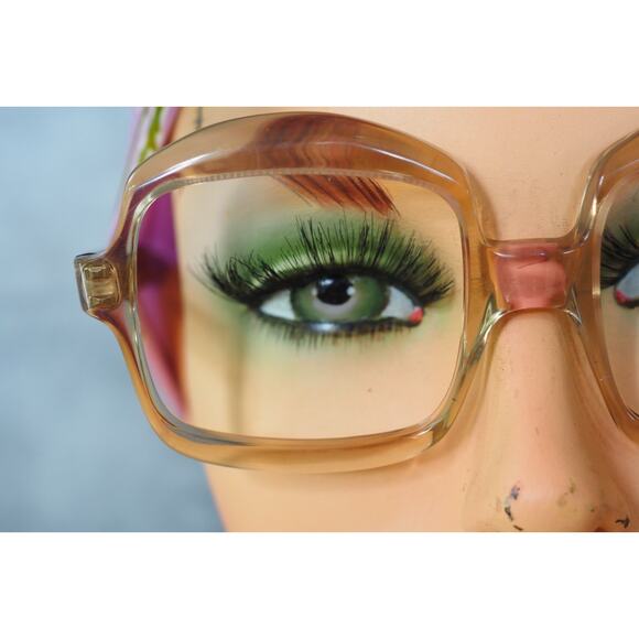 Vintage 1960s Eyeglasses SJ Frame France NOS Retro Grandma Chic Pop Art main image 14